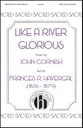 Like a River Glorious SATB choral sheet music cover